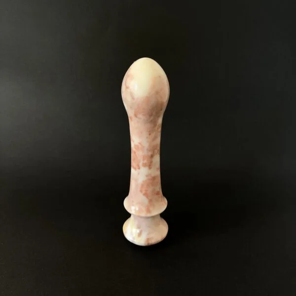 Cherry Marble Dildo — Sensus | Seductive Stones Cherry Marble Dildo — hand-carved cherry Elazığ marble | Seductive Stones Sensus Collection