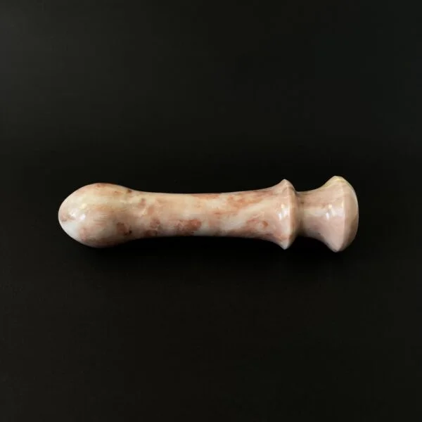 Cherry Marble Dildo — Sensus | Seductive Stones Cherry Marble Dildo — hand-carved cherry Elazığ marble | Seductive Stones Sensus Collection