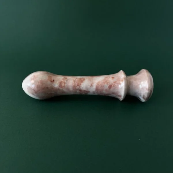 Cherry Marble Dildo — Sensus | Seductive Stones Cherry Marble Dildo — hand-carved cherry Elazığ marble | Seductive Stones Sensus Collection