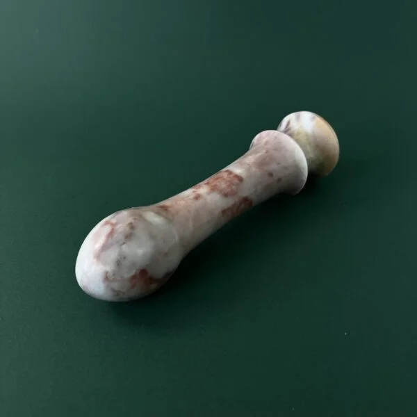 Cherry Marble Dildo — Sensus | Seductive Stones Cherry Marble Dildo — hand-carved cherry Elazığ marble | Seductive Stones Sensus Collection
