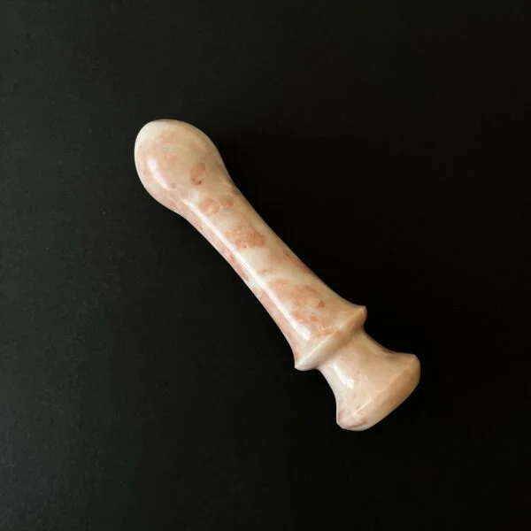 Cherry Marble Dildo — Sensus | Seductive Stones Cherry Marble Dildo — hand-carved cherry Elazığ marble | Seductive Stones Sensus Collection