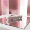 White marble dildo detail close up — natural stone body-safe sex toy