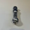 White Grey Anatolian Marble Curved Wand — hand-carved white grey Anatolian marble | Seductive Stones Voluptus Collection
