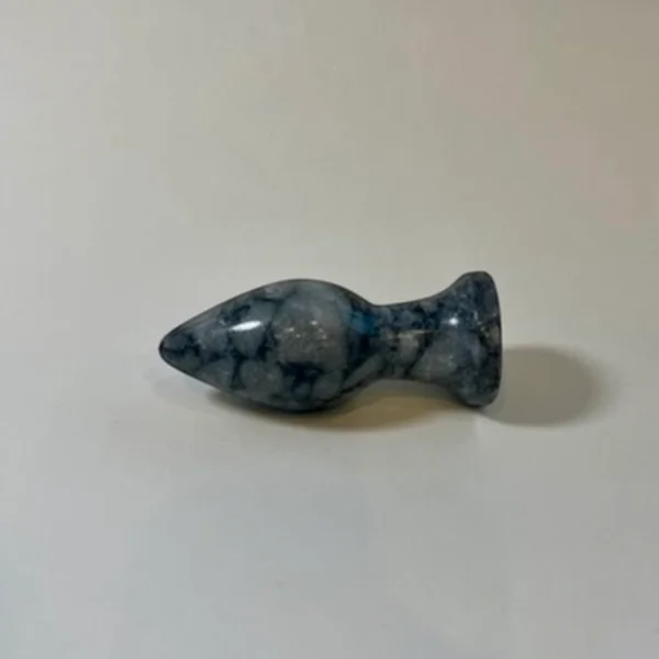 Black Afyon Marble Anal Plug Large — Intima | Seductive Stones Black Afyon Marble Anal Plug Large — hand-carved black Afyon marble | Seductive Stones Intima Collection