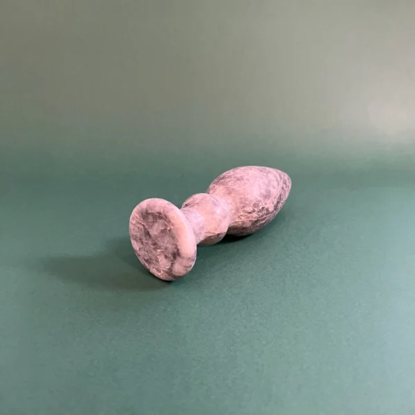 Grey Obsidian Marble Anal Plug — Intima | Seductive Stones Grey Obsidian Marble Anal Plug — hand-carved grey obsidian marble | Seductive Stones Intima Collection