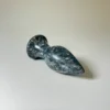 Black Grey Anatolian Marble Plug — hand-carved black grey Anatolian marble | Seductive Stones Intima Collection