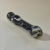 White Grey Anatolian Marble Curved Wand — hand-carved white grey Anatolian marble | Seductive Stones Voluptus Collection