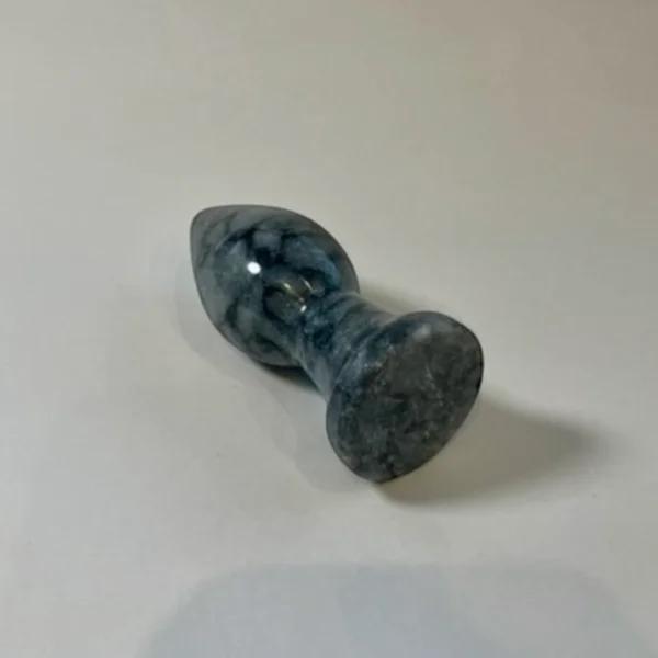 Black Afyon Marble Anal Plug Large — Intima | Seductive Stones Black Afyon Marble Anal Plug Large — hand-carved black Afyon marble | Seductive Stones Intima Collection