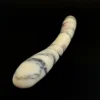 White Marble G-Spot Wand — Voluptus | Seductive Stones White Marble G-Spot Wand — hand-carved white marble with black veining | Seductive Stones Voluptus Collection