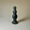 Black Marble Beaded Plug — Intima | Seductive Stones Black Marble Beaded Plug — hand-carved black Afyon marble | Seductive Stones Intima Collection