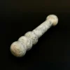 Afyon Black White Marble Double Wand — Sensus | Seductive Stones Afyon Black White Marble Double Wand — hand-carved Afyon black white marble | Seductive Stones Sensus Collection