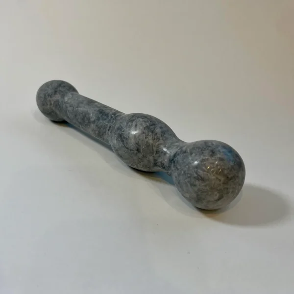 Black Anatolian Marble Plug — Intima | Seductive Stones Black Anatolian Marble Plug — hand-carved black Anatolian marble with grey transitions | Seductive Stones Intima Collection