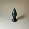 Black Grey Anatolian Marble Plug — hand-carved black grey Anatolian marble | Seductive Stones Intima Collection