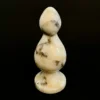 Ivory Marble Beaded Plug — Intima | Seductive Stones Ivory Marble Beaded Plug — hand-carved Afyon white marble | Seductive Stones Intima Collection