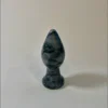 Black Afyon Marble Anal Plug Large — Intima | Seductive Stones Black Afyon Marble Anal Plug Large — hand-carved black Afyon marble | Seductive Stones Intima Collection