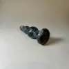 Black Marble Beaded Plug — Intima | Seductive Stones Black Marble Beaded Plug — hand-carved black Afyon marble | Seductive Stones Intima Collection