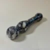 White Grey Anatolian Marble Curved Wand — hand-carved white grey Anatolian marble | Seductive Stones Voluptus Collection
