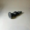 Black Marble Beaded Plug — Intima | Seductive Stones Black Marble Beaded Plug — hand-carved black Afyon marble | Seductive Stones Intima Collection