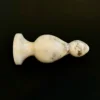 Ivory Marble Beaded Plug — Intima | Seductive Stones Ivory Marble Beaded Plug — hand-carved Afyon white marble | Seductive Stones Intima Collection