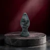 Black Afyon Marble Anal Plug Large — Intima | Seductive Stones Black Afyon Marble Anal Plug Large — hand-carved black Afyon marble | Seductive Stones Intima Collection