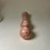 Cherry Marble Double Wand — hand-carved cherry Elazığ marble | Seductive Stones Sensus Collection