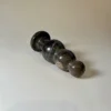 Denizli Grey Marble Beaded Wand — hand-carved Denizli grey marble | Seductive Stones Sensus Collection