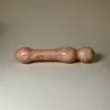 Cherry Marble Double Wand — hand-carved cherry Elazığ marble | Seductive Stones Sensus Collection