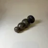 Denizli Grey Marble Beaded Wand — hand-carved Denizli grey marble | Seductive Stones Sensus Collection