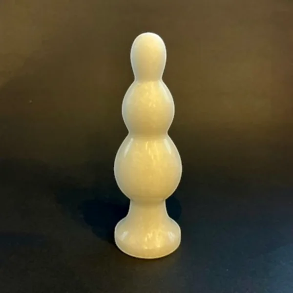 Afyon Black White Marble Wand — hand-carved Afyon black and white marble | Seductive Stones Sensus Collection