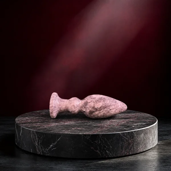 Grey Obsidian Marble Anal Plug — Intima | Seductive Stones Grey Obsidian Marble Anal Plug — hand-carved grey obsidian marble | Seductive Stones Intima Collection